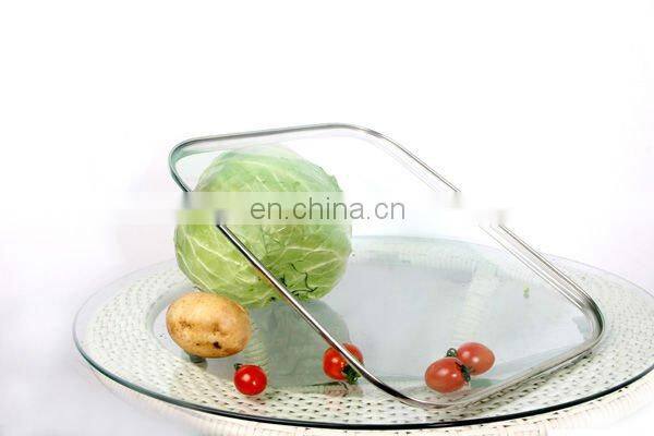 tempered glass lid with steam hole