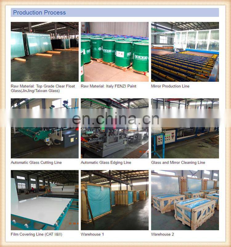 Economical plastic wall mounted full length mirror