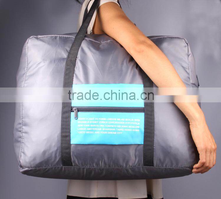 Waterproof Foldable Super Lightweight Large Capacity Storage Luggage Bag for Travel Camping, Sports Gear or Gym, Can Attach on t