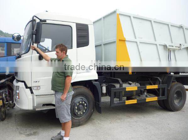 Dongfeng EQ5250G 6x4 hook lift garbage truck cx