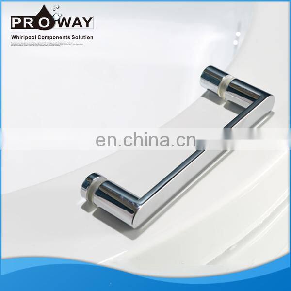 Steam Bath Tempered Glass Door Accessories Plastic Push Knob Handle