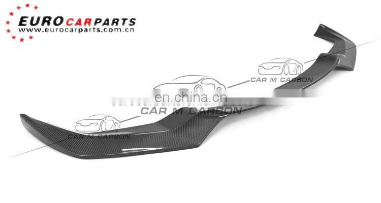 F87 M2 front lip fit for F87 2014-2018y M2 to K-style carbon fiber front lip for M2