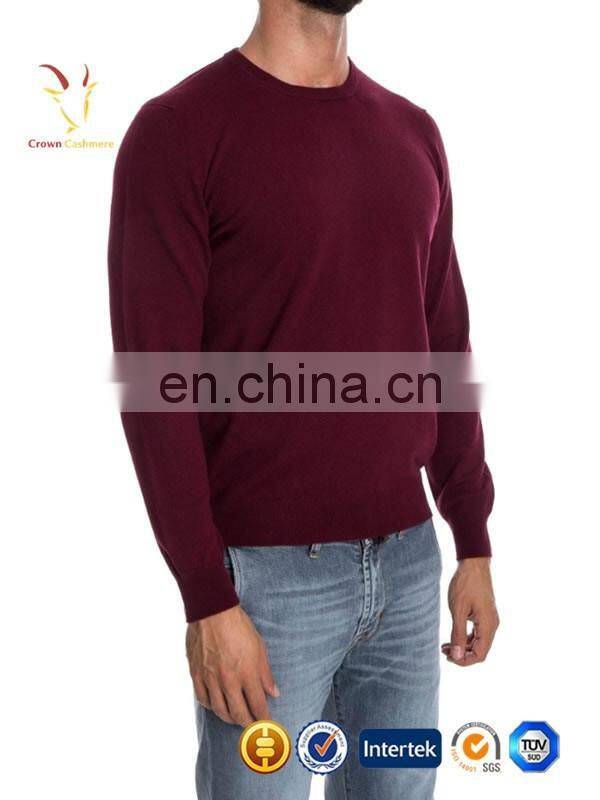 High Quality Classic Crew Sweater Woollen Pullover for Men