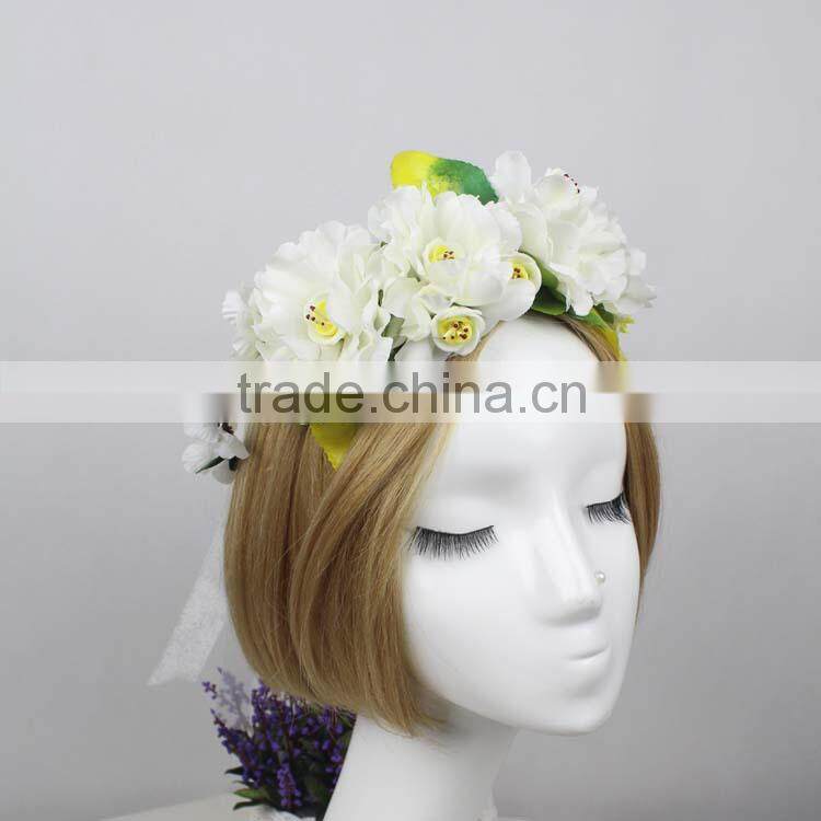 2015 Unique Style Garland Head Flower For Wedding/Party