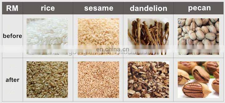 Automatic small nut roasting machine auto gas lpg electric mini dry nuts rotary drum roaster business cheap price for whole sale