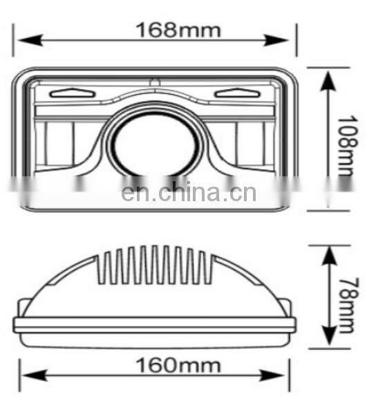 5" LED truck headlight work light for jeep or offroad (led6456