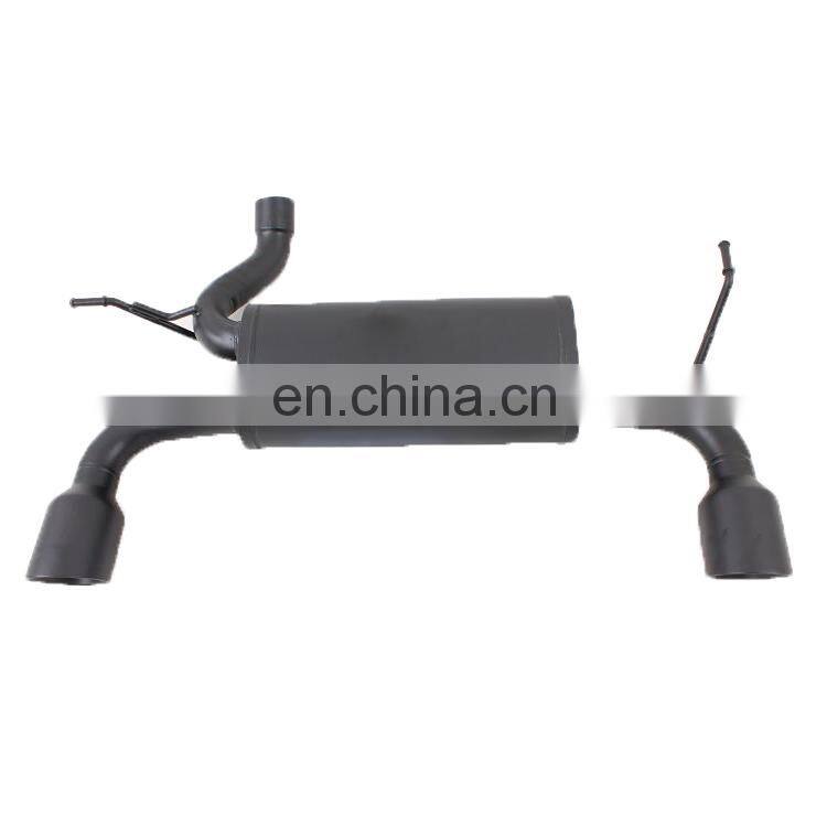 Stainless steel Double exhaust muffler for JEEP Wrangler JL exhaust pipe parts