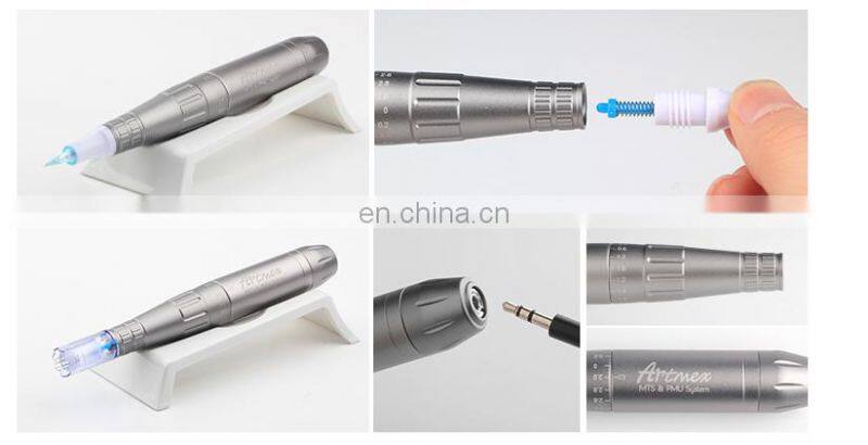 Amazon bestseller tattoo machine set lip tattoo machine gun eyebrow tattoo practice skin