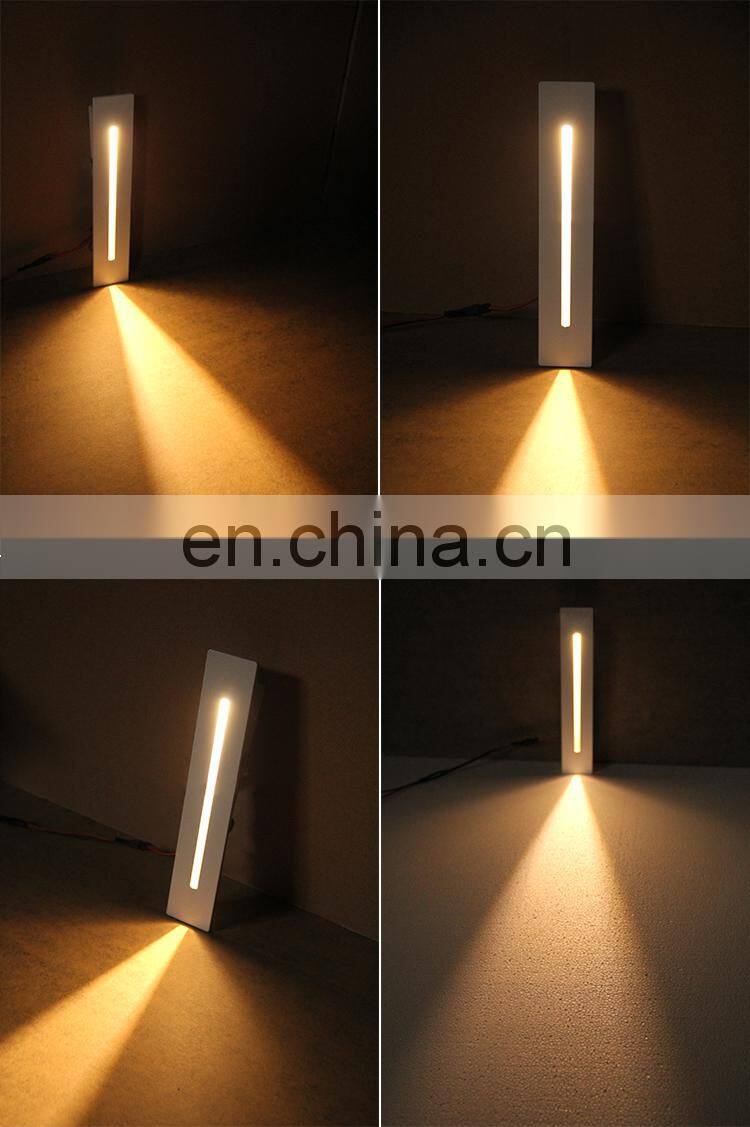 Design Indoor Outdoor Step Stair Footlight Aluminum Led Light Wall Light Recessed 3W