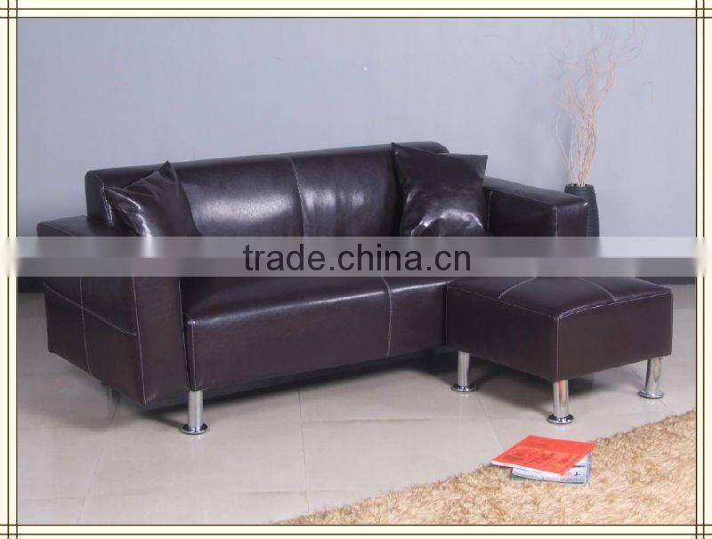 Home Furniture Leather Sectional Sofa Modern Designs Corner Sofa
