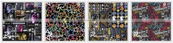 100% Polyester PVC Coated Print Fabric