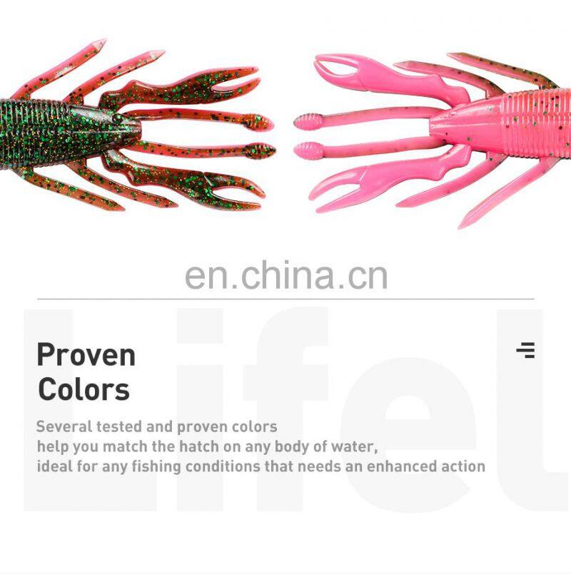 JOHNCOO 2020 New Artificial Manufacturer Soft Lures 75MM/95MM Artificial Soft Lures Fishing Lures Soft