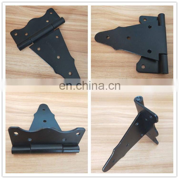 Carbon Steel Stamping Black Powder Coating Swing Door Hinge