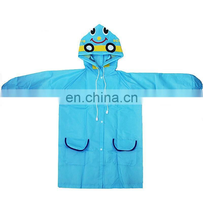 Cute Kids Raincoat Cartoon Animal Waterproof Kids Raincoat For children Rain Coat