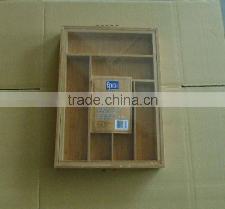 Bamboo 2-Tiers Stackable Shoe Rack