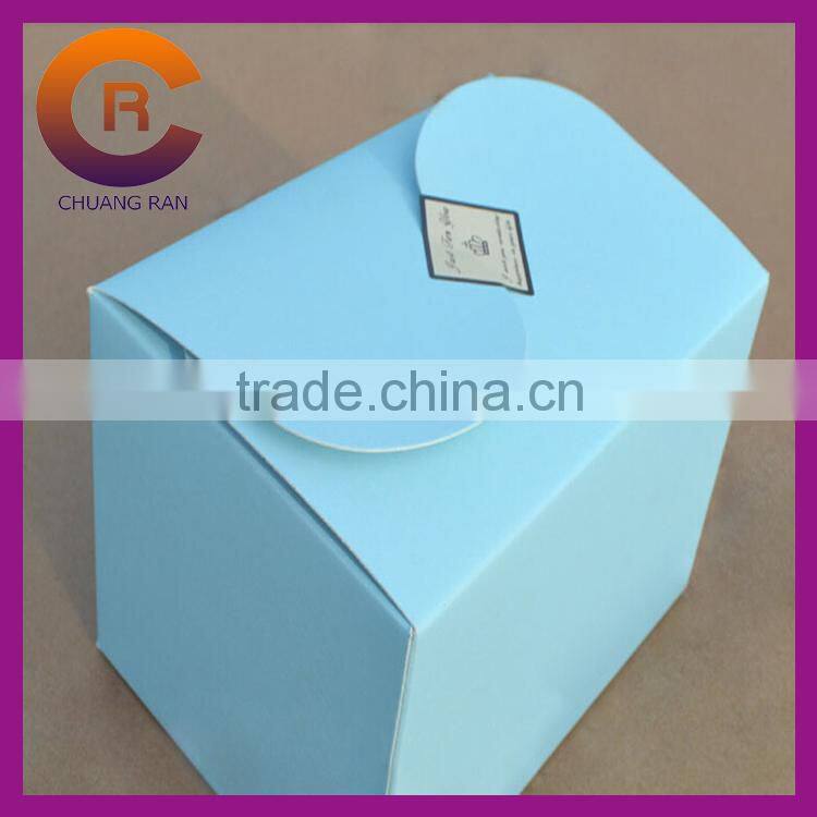 Strong corrugated paper printed custom decorative cake boxes