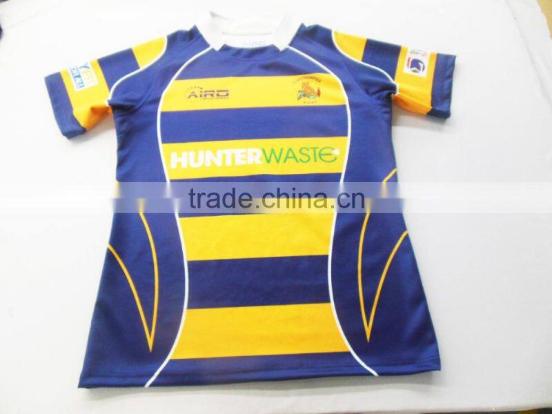 Custom sublimation fancy rugby jersey set