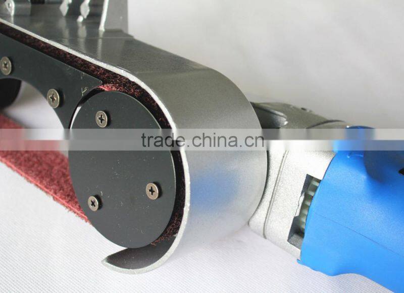 Electric Double Reduction Gear 900W VTC Pipe Belt Sander For Stainless Steel