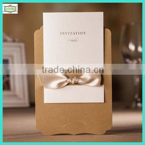 2014 hot sale wedding invitation scroll