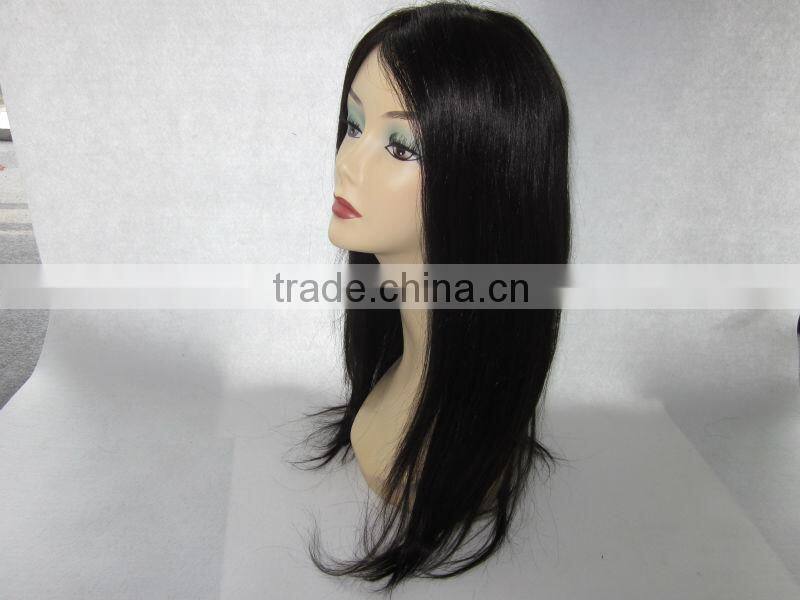 Lace closure hair piece with full lace or half lace