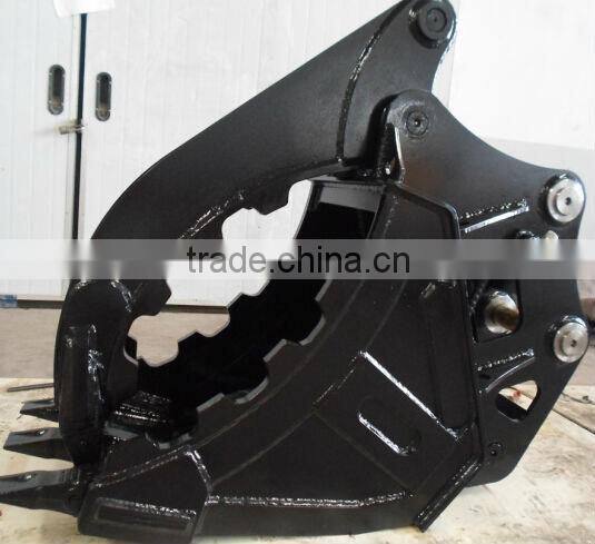 Excavator used grab bucket