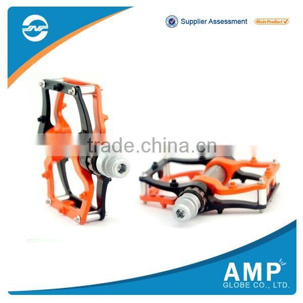 Mountain Bike Bearing Pedal/Anodizing Coloration Bicycle Pedal/Aluminium Alloy Road Bike Pedals for Outdoor Sports