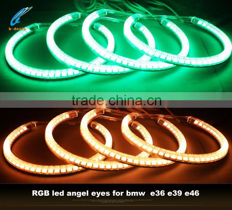 wifi remote RGB led angel eyes color changing angel eyes for bmw e36 e39 e46