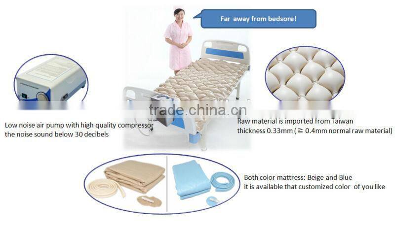 Hospital medical air mattress with air pump