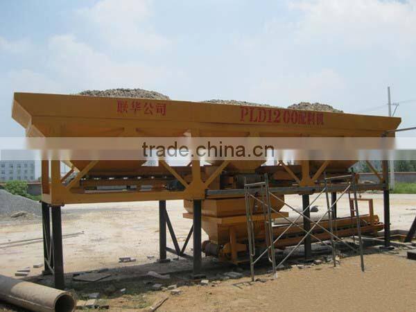 High Weighing Accuracy Concrete Batching Machine PLD1200 Price for Sale