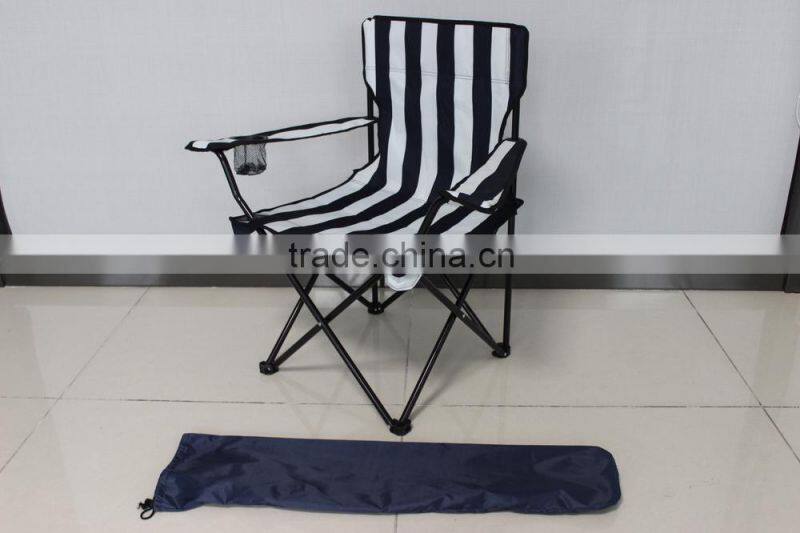 Stripe fabric spring dining chair