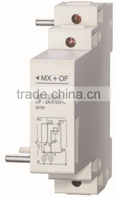 High Quality Circuit Breaker Auxiliary Switch/mcb With CE Certificate, MX+OF shunt release & auxiliary