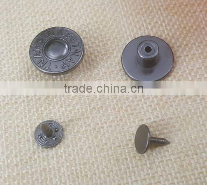 Sedex Audited Factory 2 Pillar metal Jeans Tack button
