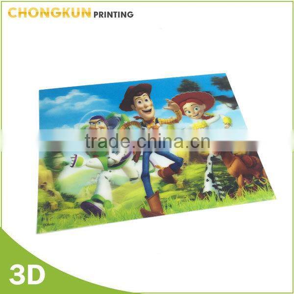 Lenticular printing 3D wall pictures of Japanese Sport Star