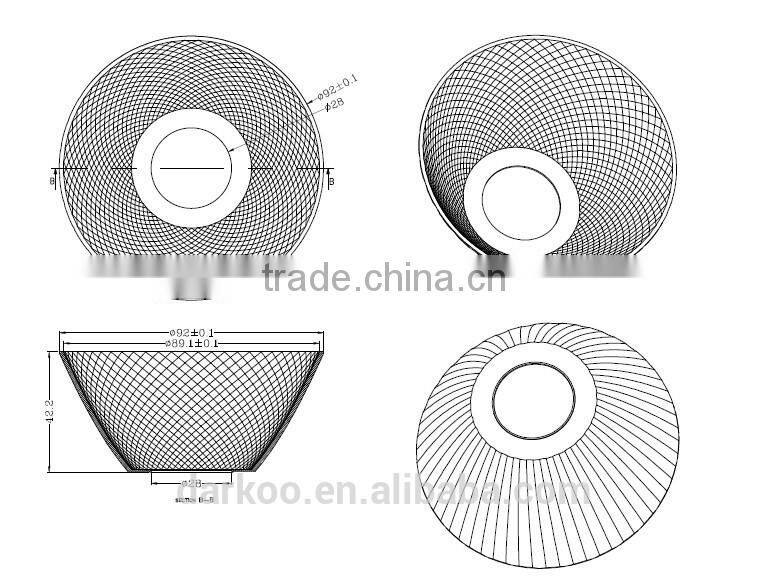 2014 New NIchia led reflector COB reflector with lens DK9210-R&L-B for spotlight