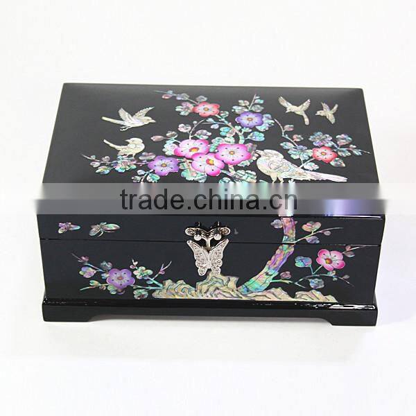 High end handmade wooden jewelry box