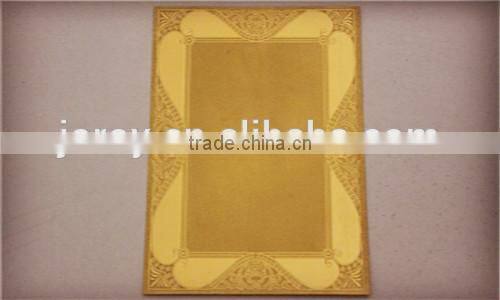 high quality gold foil paper Stickers Embossed