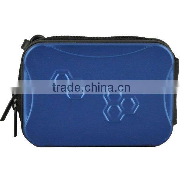 Digital Camera aluminum Case Bag with Belt Clip and Double Zippers