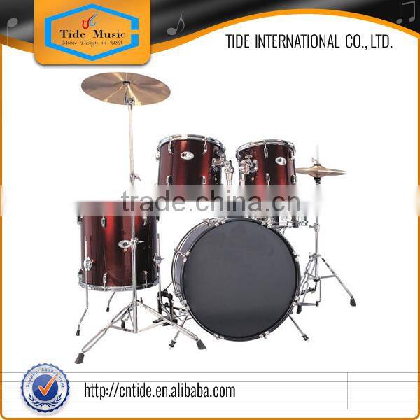 High-grade 5-PC Drum set (Maple) rolling drum set TP0208