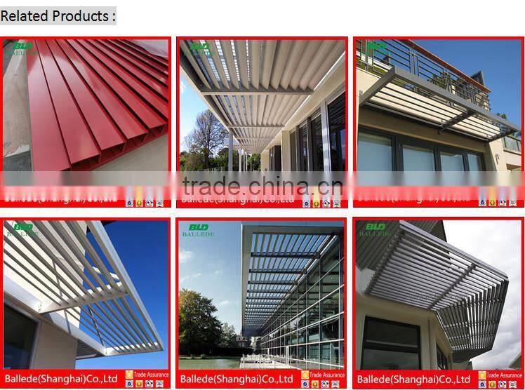 hot sale easy install exterior louver fence