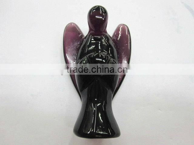 Different size of Fluorite carved angel wholesale