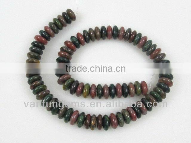 Gemstone amethyst rondelle beads for jewelry