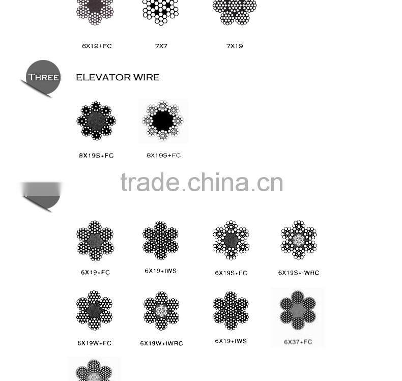 304 stainless steel wire rope 6mm