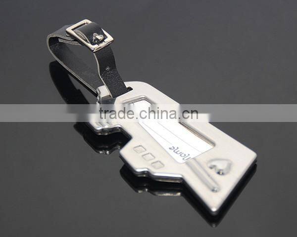 Wedding Favor Souvenir Steamer Luggage Label Leather Strap Metal Ship Travel Name Tag Stainless Steel Personalized Luggage Tag