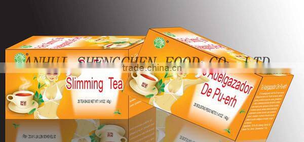 Pu-Erh Slimming Tea different kinds slimming tea box quality guarantee