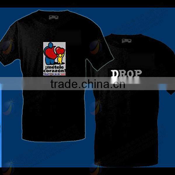 Quality western light up music t-shirts in europe