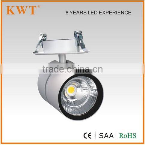 5 years warranty dimmable cob led track spot light, replace 70w/100w metal halide lamp