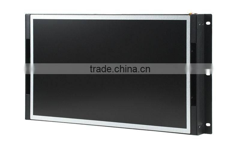 Flexible 19" wall-embeded open frame wide screen lcd advertising screens