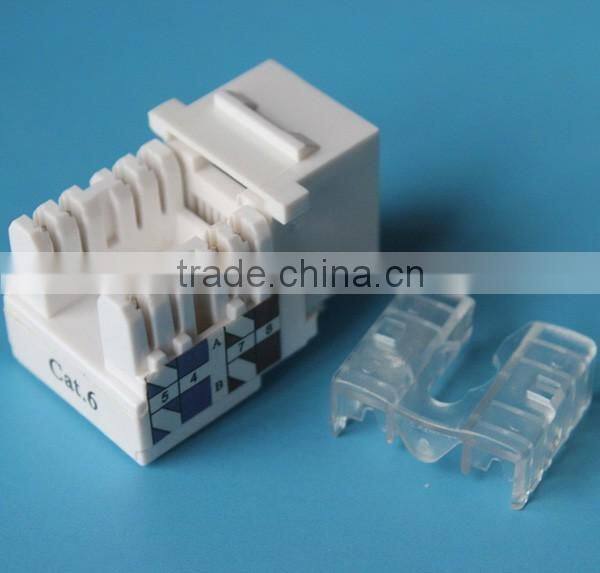 High Quality RJ45 Cat5e Cat6 Keystone Jack