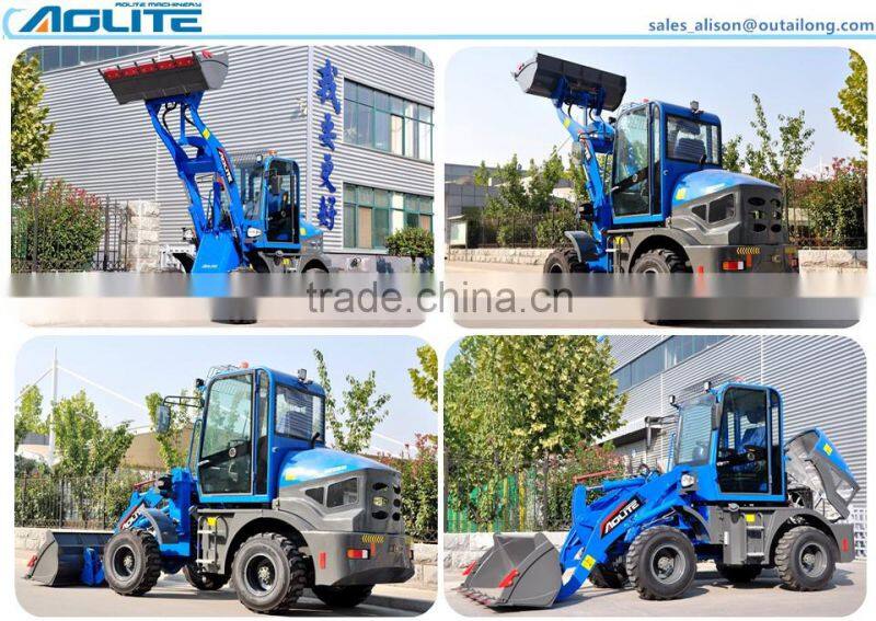 0.6cbm bucekt capacity mini wheel loaders with ce certification