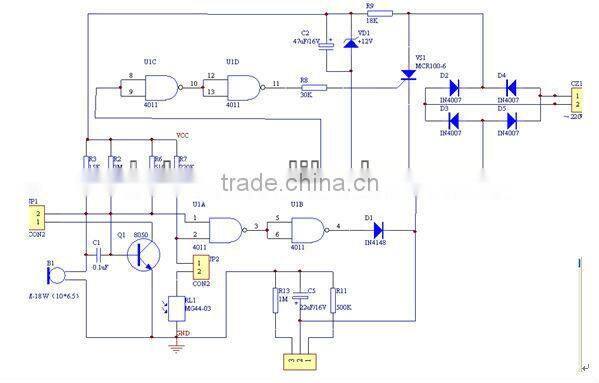 vocational training equipment,Acousto-optic Controlled Delay Switch Project